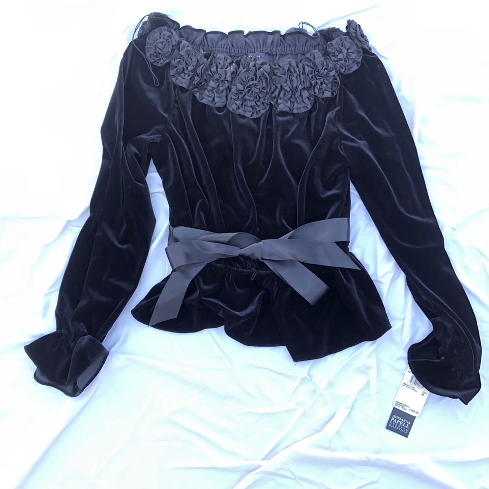 Adrianna Papell Black top - Picture 4 of 6